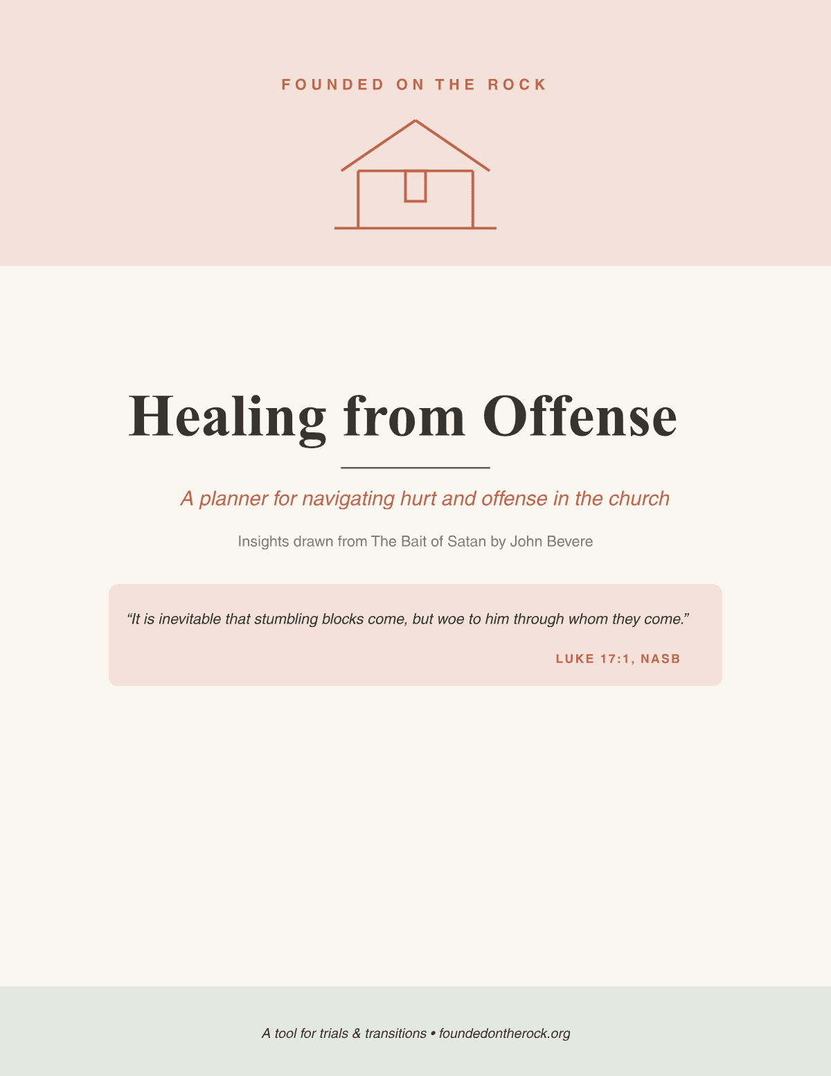 Healing from Offense — page 1 of the free preview