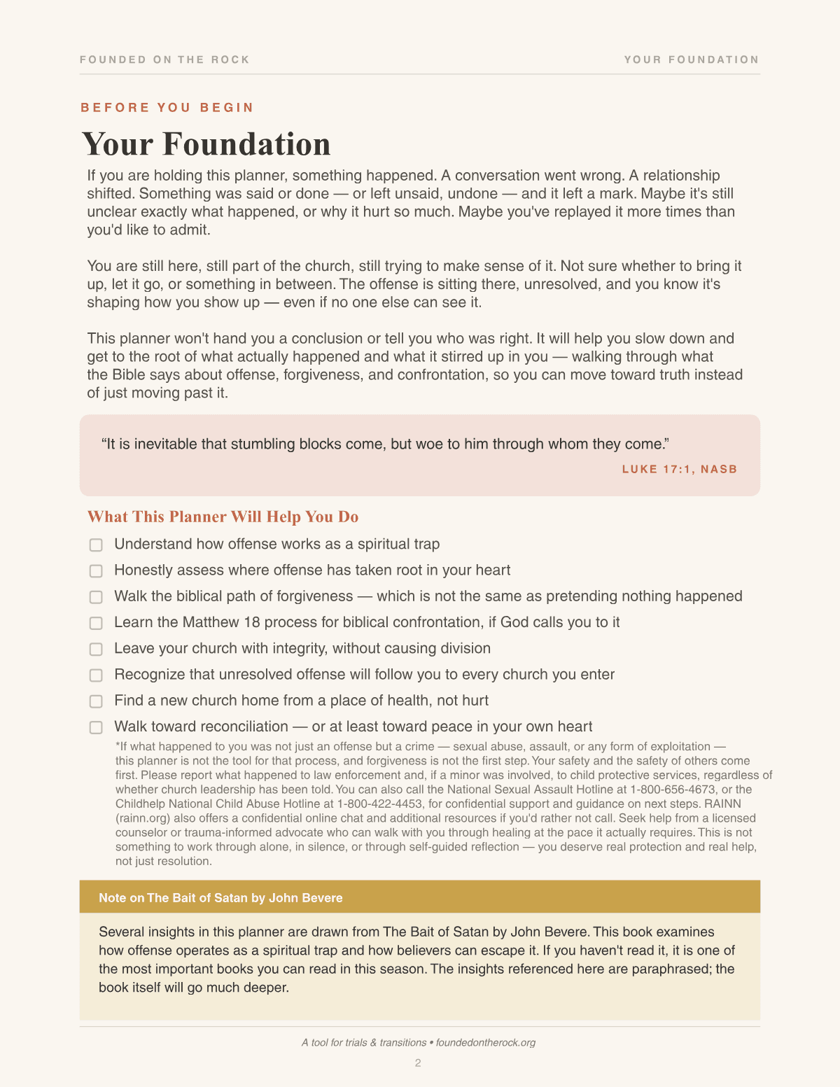 Healing from Offense — page 2 of the free preview